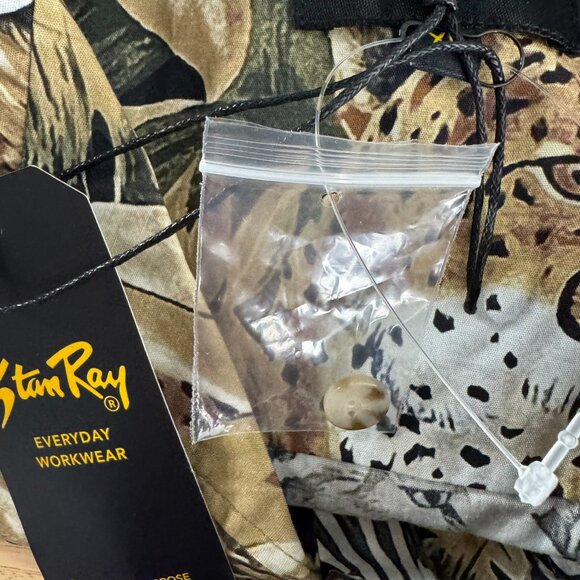 Stan Ray Tour Shirt Animal Camo XL Short Sleeve Tiger Lion Zebra NWT TP-3490 - Picture 8 of 10